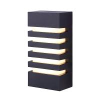 Goeco Luz de Pared LED Impermeable 15W Luz Blanca Caliente/Fría Negro 12*8,5*24,5 CM - details 0