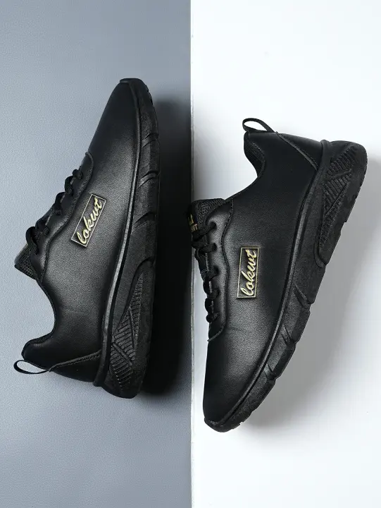 Zapatos informales de primavera para hombre, zapatos deportivos para exteriores, calzado para correr para hombre, suela gruesa con cordones, zapatos masculinos salientes, zapatillas de deporte de nueva edición 2024 - 1