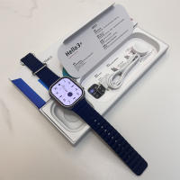 2024 Negro Hello Watch 3 Plus Reloj inteligente AMOLED 450mAH 49mm Ultra Sport Relojes inteligentes Hombre Mujer Música local NFC Llamada Bluetooth - details 7