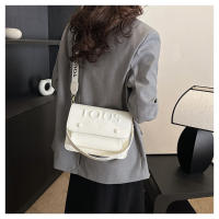 Bolso sencillo con estilo de oso español para mujer, bolso de hombro tipo bandolera versátil a la moda de seda color melocotón - details 23
