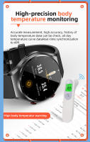 Reloj Inteligente Android iOS ECG, Detección de Enfermedades, Medición de Glucosa al Instante, Seguimiento del Periodo, Pulsómetro, Monitor de Sueño - details 14