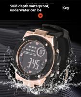 SHUNWAY Reloj electrónico creativo multifuncional impermeable para deportes de adultos al aire libre para hombres - details 2