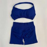 Sistema de 2 piezas de pantalones cortos de impacto, sistema de yoga sin costuras, sujetador deportivo camisola, ropa Fis, gimnasio Tre - details 15