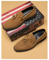 Zapatos de cuero de los hombres de la nueva moda de negocios puntiagudos zapatos de los hombres británico Su Liu versátil casual un pedal - details 2