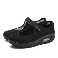 2025 de mediana edad madre zapatos de caminar de malla casual zapatos deportivos de las mujeres hueco cojín de aire mecedora zapatos zapatos para correr - details 3
