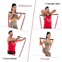 Barra de entrenamiento, conjunto de bandas de resistencia para Fitness, Pilates, Yoga, cuerda de tracción, expansor de entrenamiento, equipo de gimnasio para culturismo en casa - details 6