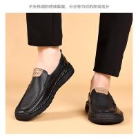 Nuevos zapatos informales de cabeza redonda para hombres, mocasines de cuero para hombres - details 21