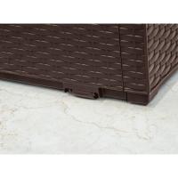 Arcón exterior Baúl de almacenamiento de resina marrón Capacidad de 270L - details 22