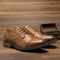Zapatos casuales de negocios tendencia retro zapatos de cuero de gran tamaño - details 44
