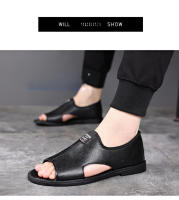 Nuevas Sandalias de Verano 2025 Zapatos Casuales para Hombres de Suela Suave y Transpirable de Cuero Antideslizante al Aire Libre - details 10