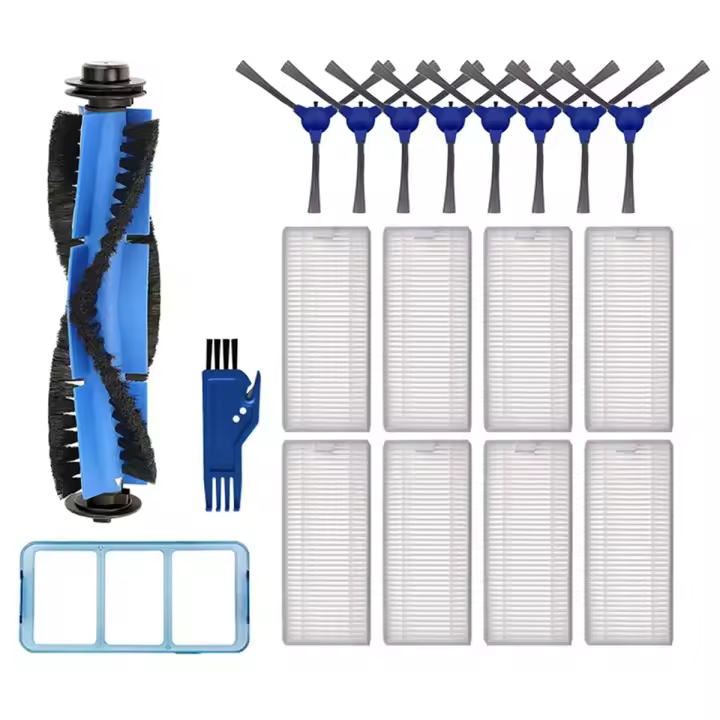 Cepillo lateral del rodillo principal para Eufy Robovac 11S 35C 15C 25C 30C, piezas de repuesto para Robot aspirador, prefiltro, colador Hepa - 1