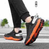 Zapatillas para correr de rebote transpirables para hombre, zapatillas antideslizantes con amortiguación para exteriores, zapatillas para correr con parte inferior gruesa, zapatillas para parejas - details 5
