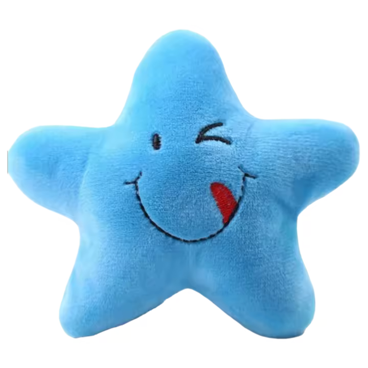 Juguete de Peluche de Perro Sonrisa de Cinco Puntos Juguete de Gato con Llamado BB - 1