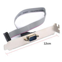 Cable de puerto serie DB9 macho a IDC10 hembra - details 0