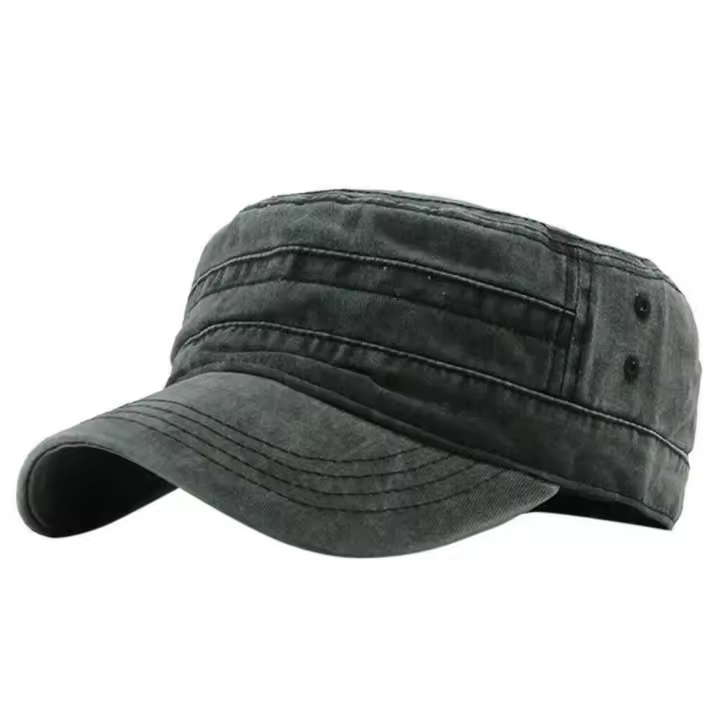 Sombrero del ejército para hombre, gorra plana militar de cadete, protector solar al aire libre, gorra de béisbol Anti-UV, sombrero de pesca de camuflaje - 1
