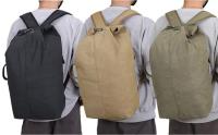 Mochila de viaje de lona de 45l, bolsa de cubo para senderismo, mochila informal para exteriores, bolsa para libros, mochila escolar, bolsas de pesca - details 0