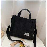 Bolso de lona de pana bolso de mensajero de hombro para mujer versión coreana pequeño bolso cuadrado - details 5