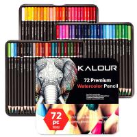 Lápices de Colores Premium 72Pcs Set de Lápices de Agua para Dibujo Artístico de Bocetos Escolares Material de Arte de Lápices en Caja de Hierro - details 0