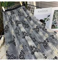 Falda Floral Bordada para Mujer Material de Algodón Certificado CE - details 11