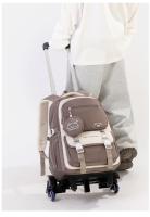 Mochila escolar con ruedas desmontables para niña de primaria, mochila con ruedas grande para secundaria, artículos de regreso a la escuela - details 23