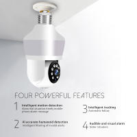Cámaras de vigilancia interior bombilla doméstico Internet inalámbrico WiFi HD inteligente 360 grados vigilancia - details 13