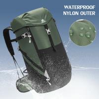 Mochila de montaña impermeable de 50l para hombre y mujer, bolsa de hombro para deportes al aire libre, mochila táctica para corbata - details 2