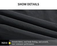 Pantalones de acampada y senderismo para mujer, pantalón de montaña de secado rápido, color negro, 1899B - details 18