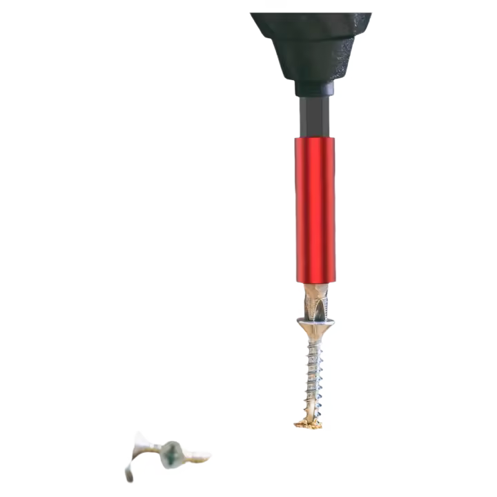 Soporte Magnético Para Destornillador Con Extensión Y Cambio Rápido 1/4 Pulgada Rosca Hexagonal Soporte Para Punta De Destornillador Sin Mango - 1