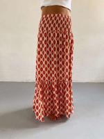 Faldas de moda para mujer, novedad de verano, primavera, informal, combina con todo, holgada, con cintura elástica, estampado ral, falda bohemia de estilo etnico - details 6