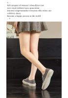 Zapatos de lona con almohadilla de piel de cerdo, zapatos individuales casuales de fondo plano para mujer, zapatos pequeños blancos versátiles - details 14