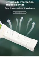 Cinta de agarre para pala de pickleball, universal, negra, blanca y marrón - details 2