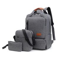 Mochila portátil para estudiantes de gran capacidad mochila portátil para hombres mochila de computadora multifuncional de tres piezas - details 5