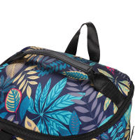 Mochila de gran capacidad para viajes con diseño de hoja y camuflaje para mujer bolsa de gimnasio para entrenamiento de yoga y fitness almacenamiento de zapatos bolsa de fin de semana - details 12