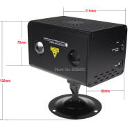 Proyector Láser R&G de 12 Patrones Efecto de Galaxia Completa de Luz DJ Hogar Fiesta Navideña Luz de Baile Bar - details 1