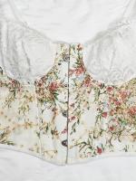 Chaleco de tela de encaje para mujer, Top sin mangas, corsé Y2k, Top elegante de mariposa, 2024 - details 10