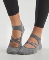 Calcetines de algodón transpirables y absorbentes para Yoga, medias antideslizantes de silicona para Pilates, Ballet y Fitness, 2 pares - details 29