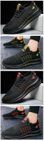Zapatillas deportivas de malla verde para hombre, zapatos deportivos transpirables con cordones, antideslizantes, informales - details 4
