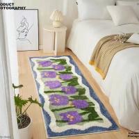 Alfombras suaves y bonitas para dormitorio de niños, alfombra de felpa corta para mesita de noche, alfombrillas antideslizantes para juegos de bebé, alfombrilla lavable para sala de estar - details 16