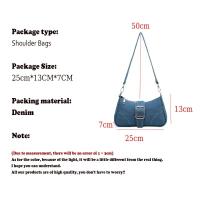 Bolso de Hombro Denim de Alta Calidad Bolso Messenger Retro para Mujeres - details 0