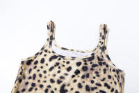 BUNO-Conjunto informal de 2 piezas de gato extraño, chándal para mujer, pantalones cortos con estampado de leopardo, camisetas sin mangas y pantalones cortos de motociclista, ropa de calle de actividades a juego - details 20