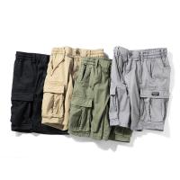 Men's Cargo Shorts Fit Short Outdoor Multi-Pocket Cotton Work Casual Shorts with No Belt - details 1