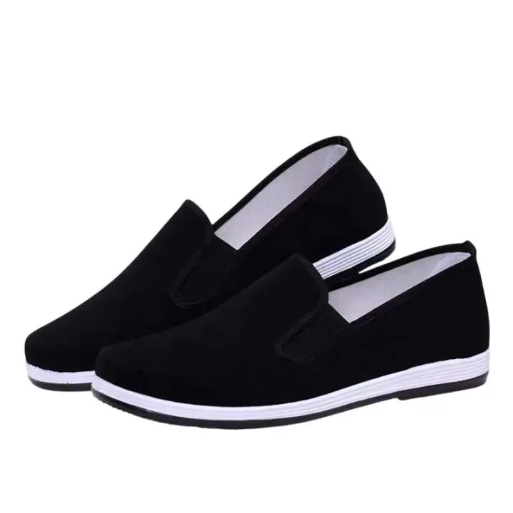 Venta al por mayor de zapatos de Tai Chi con suela de goma para entrenamiento de Wing Chun Kung Fu - 1