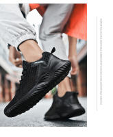 Zapatillas de correr de verano para hombre, zapatillas ligeras y transpirables de malla de aire para hombre, calzado para correr al aire libre, caminar, entrenamiento atlético - details 17