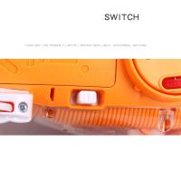 Juguete eléctrico musical con columpio para peces con luces y engranajes transparentes, juguetes sensoriales educativos interactivos para niños, regalos de cumpleaños - details 10