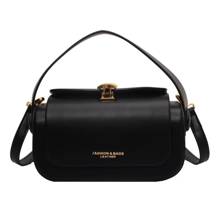 Bolso elegante de color sólido para mujer, bolso cruzado de cuero PU de moda para uso diario, bolso bandolera, bolsos diarios, bolso de viaje diario versátil de alta calidad, regalo del día de la madre, compacto - 1