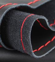 Cubierta trenzada para volante de coche, volante de coche de cuero de fibra Universal con agujas e hilo, accesorios interiores de coche - details 7