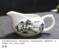 Oferta especial Taza de cerámica, cuenco con tapa, juego de té Kung Fu de porcelana azul y blanca, juego de regalo de boda - details 1