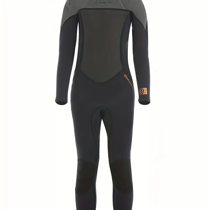 Goma de neopreno para buceo para niños, integrada, aislada, a prueba de golpes, fría, trasera, - 1