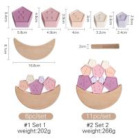 Juguetes de madera Montessori para bebés, bloque de equilibrio estilo luna estrella, juegos de mesa educativos para niños - details 48