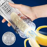 Leten Manual Copa de masturbación masculina de silicona realista vagina clítoris bolsillo coño ejercicio de resistencia productos para adultos juguete sexual para hombres mayores de 18 años - details 3